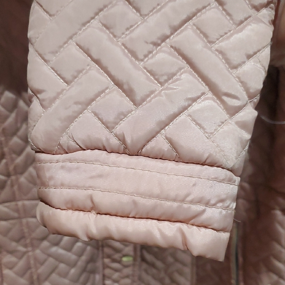 Big Chill Light Pink Puffer Jacket Winter Sporty Athliesure Daytrip Getaway Quil - Picture 5 of 6
